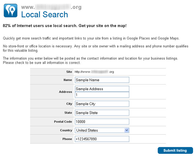 Attracta SEO Tool - local search